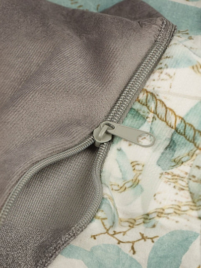 Наволочка декоративная Веточки, цепочки, 100% полиэстер, 40 х 40 см