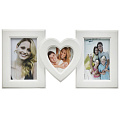 Фоторамка-коллаж на 3 фото, пластик, белая, 40,6х20,1, BIN-1122561 (40.6x20.1)