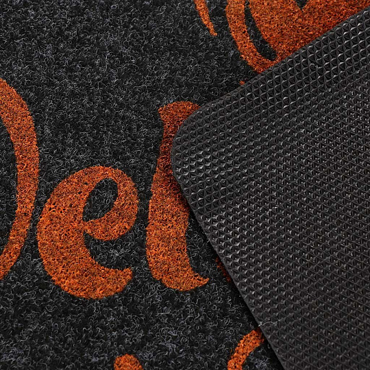 Коврик грязезащитный придверный, 45х75 см, прямоугольный, Welcome, Familia, 37-917