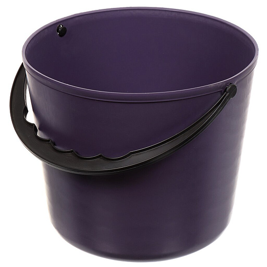 Ведро пластик, 5 л, в ассортименте, хозяйственное, Трикапласт, 180000