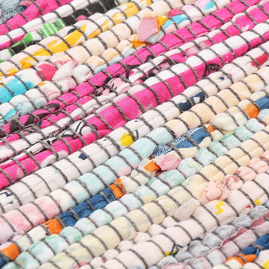 Ковер интерьерный 0.45х0.8 м, прямоугольный, в ассортименте, хлопковый, напольный, CR-002