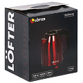 Чайник электрический Lofter, ZJ-A101-red, красный, 1.8 л, 1500 Вт, скрытый нагревательный элемент, алюминий - фото 7