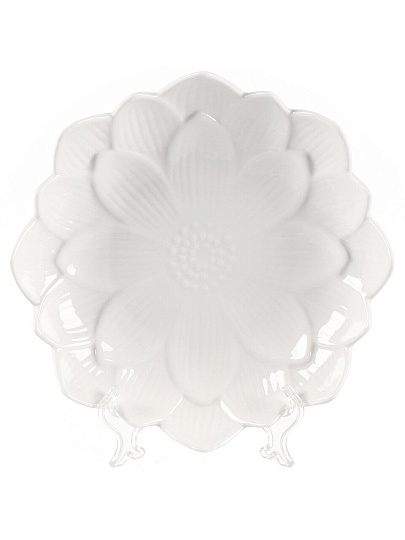 Салатник фарфор, фигурный, 24.5х6.5 см, 0.75 л, Маршмеллоу, 0530140