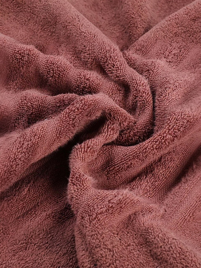 Полотенце банное 50х90 см, 100% хлопок, 450 г/м2, Страйп, Barkas, коричневое, Узбекистан