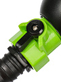 Насадка для полива пластик, 1/2-5/8-3/4, быстросъемная, с краном, Grandy, черно-зеленая - фото 5