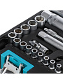 Набор слесарных инструментов Bartex, 1/2&amp;quot;, 1/4&amp;quot;, 6-гранный, сталь, кейс, 94 предмета - фото 3