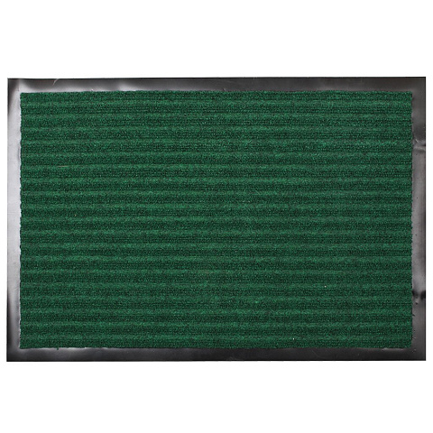 Коврик грязезащитный, 40х60 см, прямоугольный, резина, с ковролином, зеленый, Floor mat Комфорт, ComeForte, С0000081/ХTL- 1016