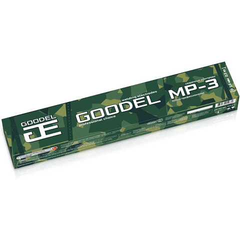 Электроды Goodel, МР-3, 3х350 мм, 2.5 кг, картонная коробка, аналог МР-3 АРС