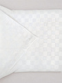 Скатерть 152х213 см, 100% полиэстер, Шахматка белая, белый/шампань, Y266 - фото 3