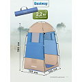 Палатка - кабинка 1-мест, 110х190 см, 1 слой, 1 комн, Bestway, 68002BW - фото 22