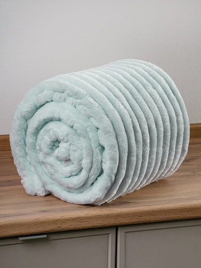 Плед евро, 200х220 см, 280 г/м2, микрофибра, 100%пэ, Silvano, Милан, мята