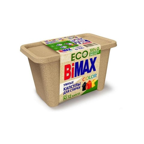 Капсулы для стирки BiMAX, ECO Color, 12 шт