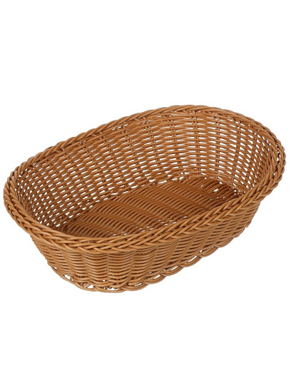 Корзина декоративная 27х19х8 см, овальная, плетеная, Y4-8900