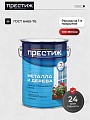 Эмаль Престиж, ПФ-115 Пром, алкидная, глянцевая, голубая, 6 кг - фото 2