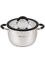 Кастрюля нержавеющая сталь, 3.7 л, крышка стекло, Daniks, Орландо, GS-01435-20CA, индукция - фото 8