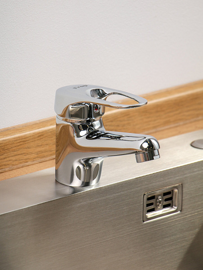 Смеситель для раковины, Frap, с картриджем, хром, F1028-B