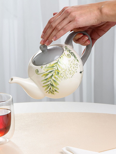 Чайник заварочный керамика, 0.73 л, Prima Collection, Дикий папоротник, PC710WF730/HC724-C3