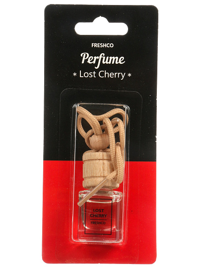 Ароматизатор в машину подвесной, бочонок, Freshco, Perfume Lost Cherry, AR1FP003