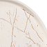 Тортница керамика, 2 предмета, 30 см, круглая, с крышкой, белая, Мрамор с золотом, Y4-6592 - фото 4