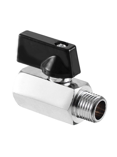 Кран для бытовых приборов, 1/2'', г-ш, латунь, прямой, РосТурПласт