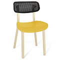 Стул Sheffilton SHT-S85 черно-желтый