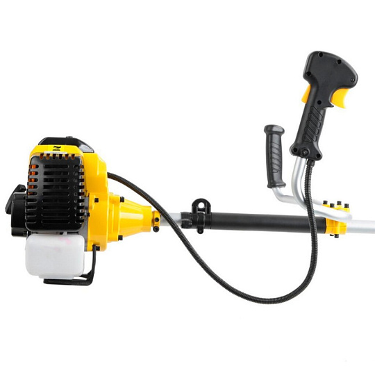 Триммер бензиновый, Eurolux, TR-1900T, 70/2/18, 3.4 л.с., 52 куб.см, 2500 Вт, U-ручка, леска/нож, неразборный вал