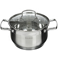 Кастрюля из нержавеющей стали с индукционным дном Wellberg 02175WB, 2.9 л