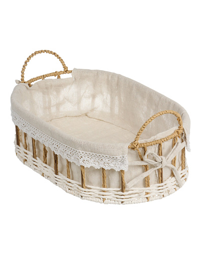 Корзина плетеная, овал , 36*24*11 см, Y4-9661