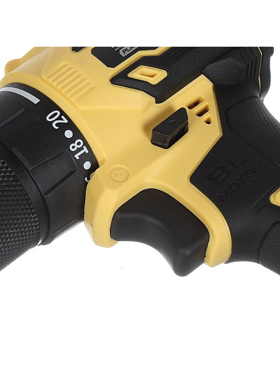 Дрель-шуруповерт аккумуляторный, Hanskonner, HCD2065C, бесщеточный, 18 В, 1BatterySystem, 2х2.0Ач, кейс