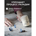 Зажим для выравнивания плитки 0.8 мм, 500 шт, СВП Slim, розовые, 3D Krestiki, 5100 - фото 5