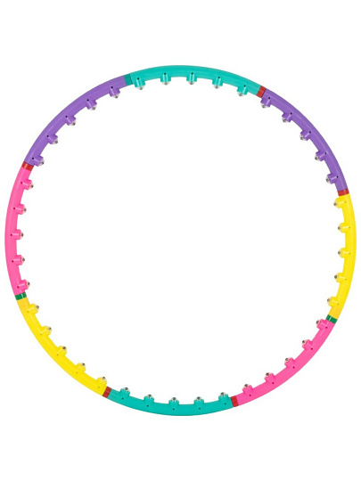 Обруч массажный, 95 см, ПВХ, 3 см, 40 шариков, Ecos, MO-01, 103627