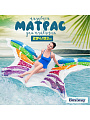 Матрас для плавания 294х193 см, Bestway, Радужная бабочка, 43261, с ручками