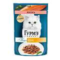 Корм для животных Гурмэ, Перл, 85 г, для взрослых кошек, кусочки в соусе, лосось, пауч