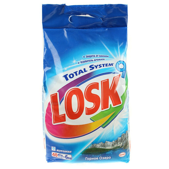 Стиральный порошок автомат Losk Горное озеро, 6000 г