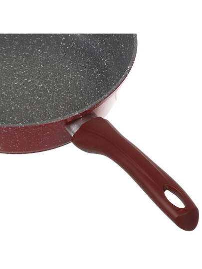 Сковорода литой алюминий, 26 см, антипригарное покрытие, Горница, Сomfort Брусника, индукция, ГКс261и