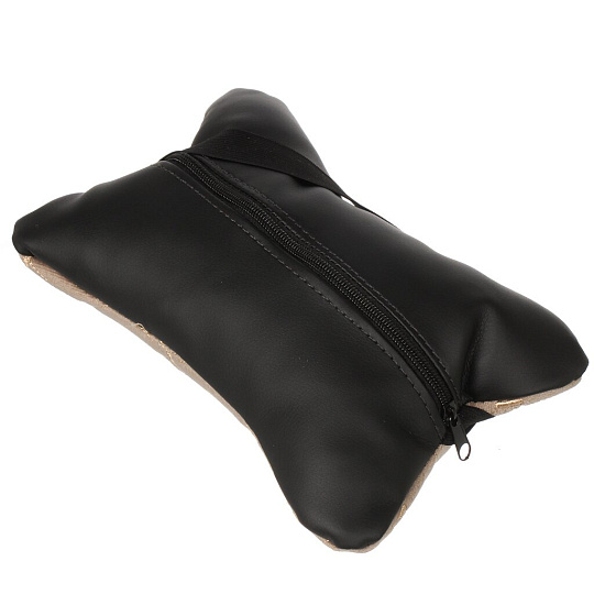 Подушка-подголовник 26х17, на сиденье, косточка, Nova Bright, 48106, бежевая