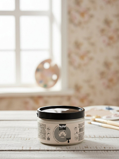 Краска водно-дисперсионная, Aura, акриловая, интерьерная, моющаяся, влагостойкая, матовая, роза чайная, 0.4 кг