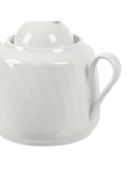 Сахарница 400 мл, фарфор, 15х13.3 см, Добрушский фарфоровый завод, Голубка Белье, 6С0085Ф34