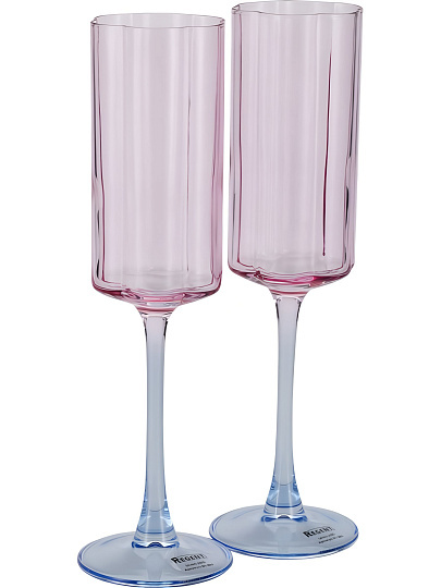 Бокал для шампанского, 275 мл, стекло, 2 шт, Regent Inox, Linea ASTI, 81-001