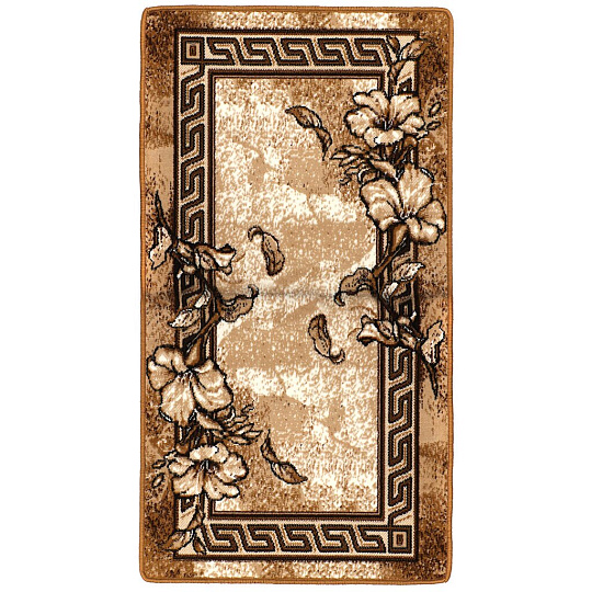 Ковер интерьерный 0.8х1.5 м, Люберецкие ковры, Мокко, прямоугольный, рис. 030, цв. 01