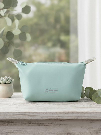 Косметичка 16.5х6.5х12.5 см, ПУ, A080092, прямоугольная, застежка молния, в ассортименте