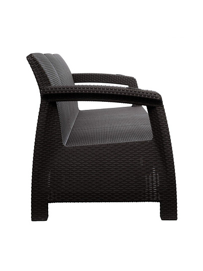 Диван Ротанг-плюс, мокко, 3-х местный, упаковка 1, М8836