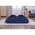 Матрас надувной Bestway, 203х152х22 см, 67374/005653BW, насос внешний, ручной, флокированный, с подушками, 300 кг - фото 10