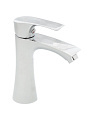 Смеситель для раковины, Solone, короткий излив, с картриджем, хром, FAB1-A020