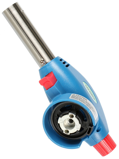 Горелка газовая 150х80х40 мм, пьезо, цанговый захват, Runis, 4-045