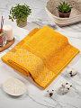 Полотенце банное 70х140 см, 100% хлопок, 550 г/м2, Фелиция, Silvano, горчица, Узбекистан