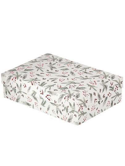 Коробка подарочная картон, 27.5х19.5х7.5 см, в ассортименте, Волшебный праздник, A470117