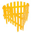 Забор декоративный пластмасса, Palisad, №2, 28х300 см, желтый, ЗД02 - фото 4