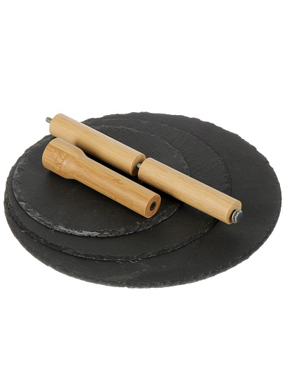 Этажерка сервировочная, 3 яруса, дерево, 18х23х28 см, Apollo, Pisos, PSS-01