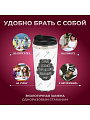 Термокружка нержавеющая сталь, пластик, 0.42 л, Daniks, Захватывать мир, колба нержавеющая сталь, FD-06-17 - фото 4